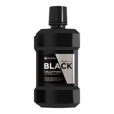 Apă de gură black cu cărbune activ