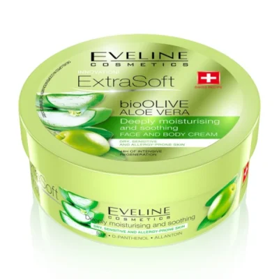 Crema de fata si corp Eveline Extra Soft bio Olive Aloe Vera