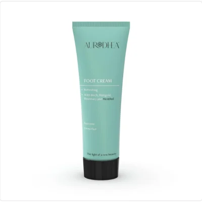 Cremă de picioare cu mentol