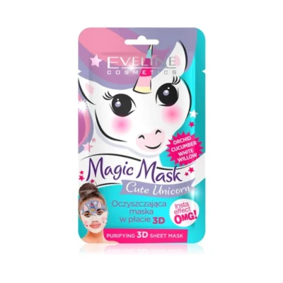 Mască de față Magic Mask 3D Unicorn