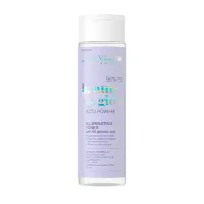 Toner iluminator cu 5% acid glycolic Eveline Beauty & Glow