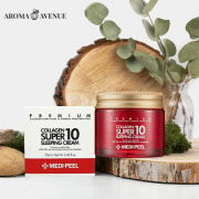 Medi-Peel Collagen Super 10 Sleeping Cream este o cremă de noapte inovatoare cu efect de mască, creată special pentru a susține procesele naturale de regenerare a pielii în timpul somnului.