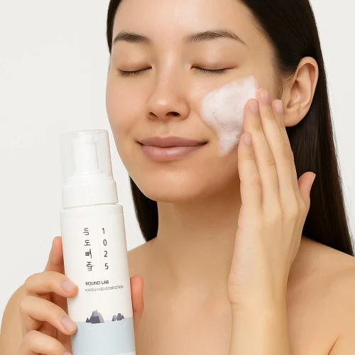 Round Lab 1025 Dokdo – Spumă de curățare coreeană 150 ml