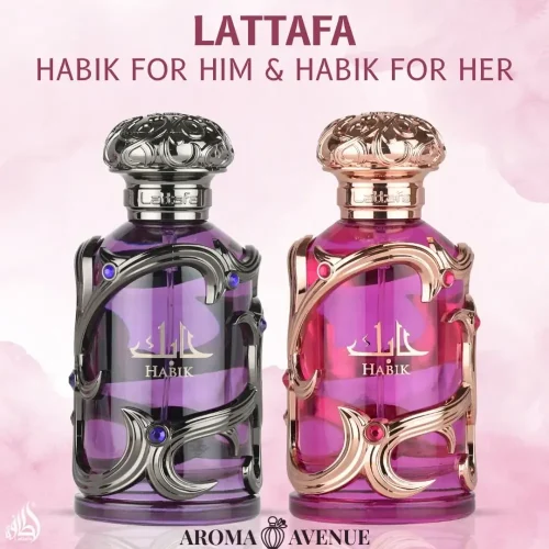 Set Parfumuri Lattafa Habik For Women & For Men
