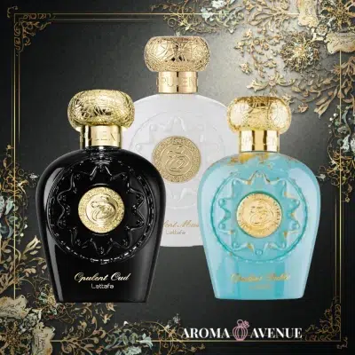 Set Lattafa Opulent Musk & Dubai & Oud – apă de parfum 3×100 ml