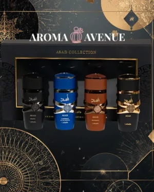 Set Lattafa Asad Collection – 4 x 25 ml, bărbătesc