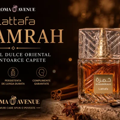 Lattafa Khamrah. Parfumul Dulce Oriental care Intoarce Capete