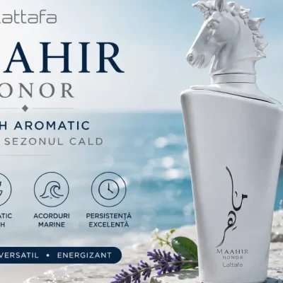 Lattafa Maahir Honor. Fresh aromatic pentru sezonul cald