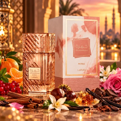 Lattafa Khamrah Mira Apă de Parfum pentru Femei, 100 ml