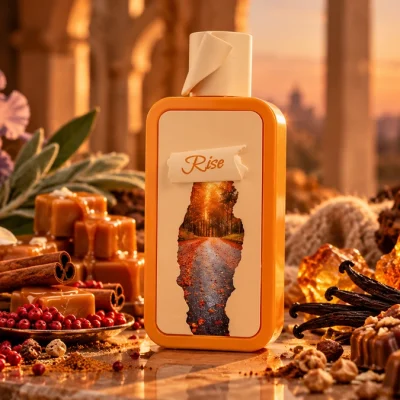 Riiffs Seasons Rise, parfum gourmand condimentat cu caramel, scorțișoară și vanilie