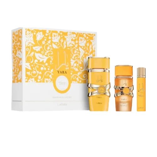Set Cadou Lattafa Yara Tous – Eau de Parfum 100 ml + 12 ml + Hair Mist 50 ml